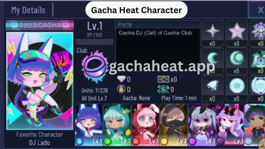 Gacha Heat Character
